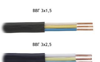 Use of VVG wire and its technical characteristics