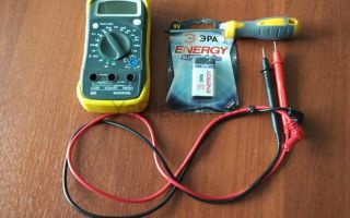 We change the battery in the multimeter with our own hands