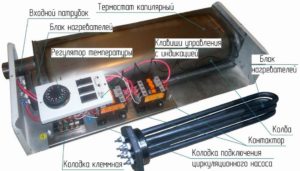 kocioł elektryczny z elementem grzejnym