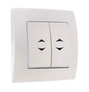 two-button pass-through switch nang walang pag-iilaw