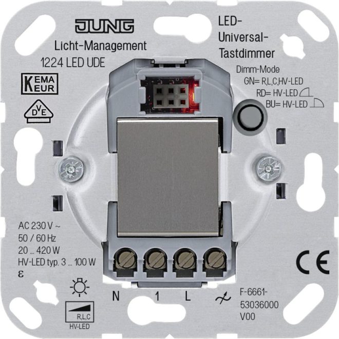 dimmer pin markering