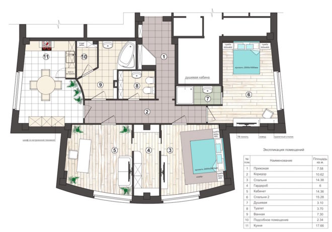 appartement plan