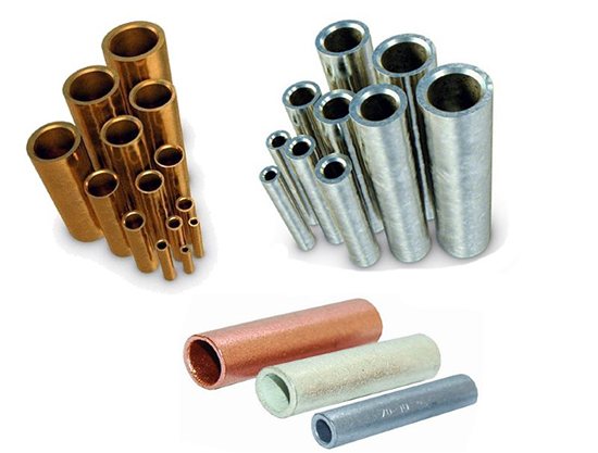 crimping sleeves made of various materials