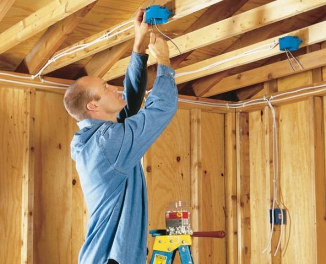 The nuances of electrical wiring in a wooden house